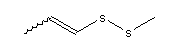 Methyl prop-1-enyl disulphideStructure,5905-47-5Structure Methyl prop-1-enyl disulphide Structure,5905-47-5Structure