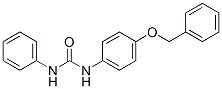 3-Phenyl-1-(4-phenylmethoxyphenyl)ureaStructure,5909-63-7Structure 3-Phenyl-1-(4-phenylmethoxyphenyl)urea Structure,5909-63-7Structure