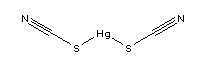 硫氰酸汞結(jié)構(gòu)式_592-85-8結(jié)構(gòu)式