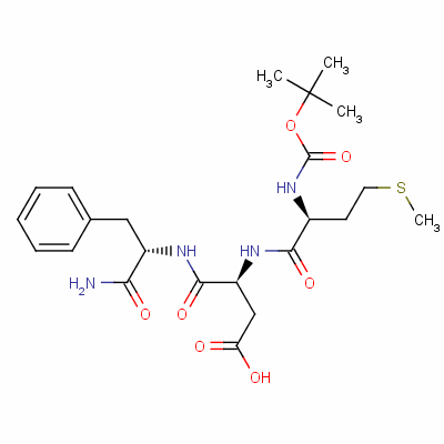 N-boc-met-asp-phe amideStructure,5920-14-9Structure N-boc-met-asp-phe amide Structure,5920-14-9Structure