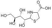 2-(L-arabino-tetrahydroxybutyl)-4(r)-1,3-thiazolidine-4-carboxylic acidStructure,59246-17-2Structure 2-(L-arabino-tetrahydroxybutyl)-4(r)-1,3-thiazolidine-4-carboxylic acid Structure,59246-17-2Structure
