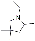 Pyrrolidine, 1-ethyl-2,4,4-trimethyl- (9ci)Structure,592478-39-2Structure Pyrrolidine, 1-ethyl-2,4,4-trimethyl- (9ci) Structure,592478-39-2Structure