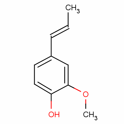 (E)-2-methoxy-4-(prop-1-enyl)phenolStructure,5932-68-3Structure (E)-2-methoxy-4-(prop-1-enyl)phenol Structure,5932-68-3Structure