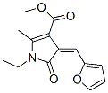 1H-pyrrole-3-carboxylicacid,1-ethyl-4-(2-furanylmethylene)-4,5-dihydro-2-methyl-5-oxo-,methylester(9ci)Structure,593241-87-3Structure 1H-pyrrole-3-carboxylicacid,1-ethyl-4-(2-furanylmethylene)-4,5-dihydro-2-methyl-5-oxo-,methylester(9ci) Structure,593241-87-3Structure
