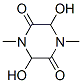 2,5-Piperazinedione,3,6-dihydroxy-1,4-dimethyl-(9ci)Structure,59417-39-9Structure 2,5-Piperazinedione,3,6-dihydroxy-1,4-dimethyl-(9ci) Structure,59417-39-9Structure