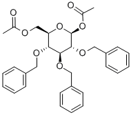 1,6-Di-o-acetyl-2,3,4-tri-o-benzyl-beta-d-glucopyranoseStructure,59433-13-5Structure 1,6-Di-o-acetyl-2,3,4-tri-o-benzyl-beta-d-glucopyranose Structure,59433-13-5Structure