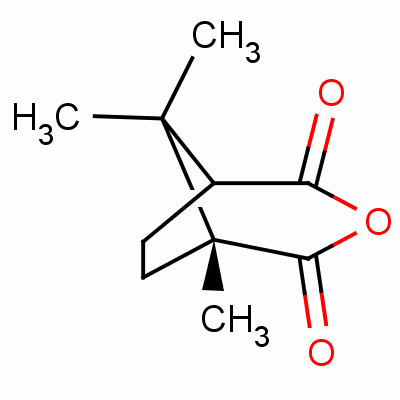(1R,3s)-(-)-樟腦酸酐結構式_595-29-9結構式