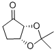 (-)-(3Ar,6ar)-tetrahydro-2,2-dimethyl-4h-cyclopenta-1,3-dioxol-4-oneStructure,595581-64-9Structure (-)-(3Ar,6ar)-tetrahydro-2,2-dimethyl-4h-cyclopenta-1,3-dioxol-4-one Structure,595581-64-9Structure
