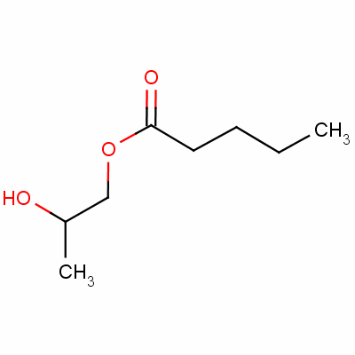2-羥基丙基戊酸酯結(jié)構(gòu)式_59569-67-4結(jié)構(gòu)式