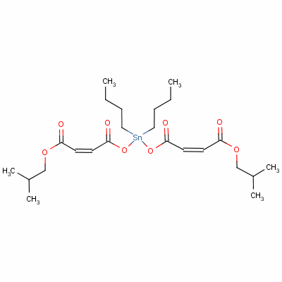 Isobutyl (z,z)-10,10-dibutyl-2-methyl-5,8,12-trioxo-4,9,11-trioxa-10-stannapentadeca-6,13-dien-15-oateStructure,59571-08-3Structure Isobutyl (z,z)-10,10-dibutyl-2-methyl-5,8,12-trioxo-4,9,11-trioxa-10-stannapentadeca-6,13-dien-15-oate Structure,59571-08-3Structure