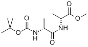 2-((r)-2-(叔丁氧基羰基氨基)丙酰胺)丙酸-(R)-甲酯結構式_59602-19-6結構式