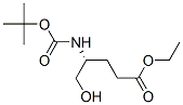 (4R)-4-[[(1,1-二甲基乙氧基)羰基]氨基]-5-羥基戊酸乙酯結(jié)構(gòu)式_597577-78-1結(jié)構(gòu)式