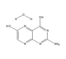 黃蝶呤一水合物結構式_5979-01-1結構式