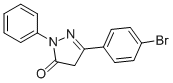 5-(4-Bromophenyl)-2,4-dihydro-2-phenyl-3h-pyrazol-3-oneStructure,59848-48-5Structure 5-(4-Bromophenyl)-2,4-dihydro-2-phenyl-3h-pyrazol-3-one Structure,59848-48-5Structure