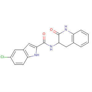 5-氯-N-(2-氧代-1,2,3,4-四氫喹啉-3-基)-1H-吲哚-2-羧酰胺結構式_599192-33-3結構式