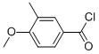 Benzoyl chloride,4-methoxy-3-methyl-(9ci)Structure,59931-48-5Structure Benzoyl chloride,4-methoxy-3-methyl-(9ci) Structure,59931-48-5Structure
