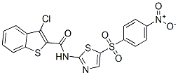 (9ci)-3-氯-n-[5-[(4-硝基苯基)磺?；鵠-2-噻唑]-苯并[b]噻吩-2-羧酰胺結(jié)構(gòu)式_600122-26-7結(jié)構(gòu)式