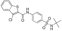 (9ci)-3-氯-n-[4-[[(1,1-二甲基乙基)氨基]磺?；鵠苯基]-苯并[b]噻吩-2-羧酰胺結(jié)構(gòu)式_600122-38-1結(jié)構(gòu)式