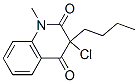 2,4(1H,3h)-quinolinedione, 3-butyl-3-chloro-1-methyl-Structure,601520-14-3Structure 2,4(1H,3h)-quinolinedione, 3-butyl-3-chloro-1-methyl- Structure,601520-14-3Structure