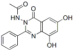 Acetamide,n-(6,8-dihydroxy-4-oxo-2-phenyl-3(4h)-quinazolinyl)-Structure,60186-46-1Structure Acetamide,n-(6,8-dihydroxy-4-oxo-2-phenyl-3(4h)-quinazolinyl)- Structure,60186-46-1Structure