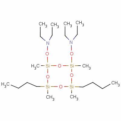 [(6,8-二丁基-2,4,6,8-四甲基環(huán)四硅烷-2,4-二基)二(氧基)]雙(二乙胺)結(jié)構(gòu)式_60228-81-1結(jié)構(gòu)式