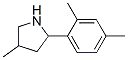 Pyrrolidine, 2-(2,4-dimethylphenyl)-4-methyl- (9ci)Structure,603068-17-3Structure Pyrrolidine, 2-(2,4-dimethylphenyl)-4-methyl- (9ci) Structure,603068-17-3Structure