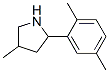 Pyrrolidine, 2-(2,5-dimethylphenyl)-4-methyl- (9ci)Structure,603068-18-4Structure Pyrrolidine, 2-(2,5-dimethylphenyl)-4-methyl- (9ci) Structure,603068-18-4Structure