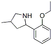 Pyrrolidine, 2-(2-ethoxyphenyl)-4-methyl- (9ci)Structure,603068-20-8Structure Pyrrolidine, 2-(2-ethoxyphenyl)-4-methyl- (9ci) Structure,603068-20-8Structure