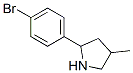 Pyrrolidine, 2-(4-bromophenyl)-4-methyl- (9ci)Structure,603068-37-7Structure Pyrrolidine, 2-(4-bromophenyl)-4-methyl- (9ci) Structure,603068-37-7Structure