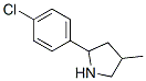 Pyrrolidine, 2-(4-chlorophenyl)-4-methyl- (9ci)Structure,603068-38-8Structure Pyrrolidine, 2-(4-chlorophenyl)-4-methyl- (9ci) Structure,603068-38-8Structure