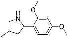 Pyrrolidine, 2-(2,4-dimethoxyphenyl)-4-methyl- (9ci)Structure,603068-41-3Structure Pyrrolidine, 2-(2,4-dimethoxyphenyl)-4-methyl- (9ci) Structure,603068-41-3Structure