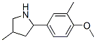 Pyrrolidine, 2-(4-methoxy-3-methylphenyl)-4-methyl- (9ci)Structure,603068-59-3Structure Pyrrolidine, 2-(4-methoxy-3-methylphenyl)-4-methyl- (9ci) Structure,603068-59-3Structure