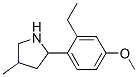Pyrrolidine, 2-(2-ethyl-4-methoxyphenyl)-4-methyl- (9ci)Structure,603069-05-2Structure Pyrrolidine, 2-(2-ethyl-4-methoxyphenyl)-4-methyl- (9ci) Structure,603069-05-2Structure