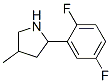Pyrrolidine, 2-(2,5-difluorophenyl)-4-methyl- (9ci)Structure,603069-11-0Structure Pyrrolidine, 2-(2,5-difluorophenyl)-4-methyl- (9ci) Structure,603069-11-0Structure