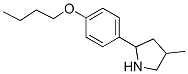 Pyrrolidine, 2-(4-butoxyphenyl)-4-methyl- (9ci)Structure,603089-63-0Structure Pyrrolidine, 2-(4-butoxyphenyl)-4-methyl- (9ci) Structure,603089-63-0Structure