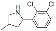 Pyrrolidine, 2-(2,3-dichlorophenyl)-4-methyl- (9ci)Structure,603090-17-1Structure Pyrrolidine, 2-(2,3-dichlorophenyl)-4-methyl- (9ci) Structure,603090-17-1Structure