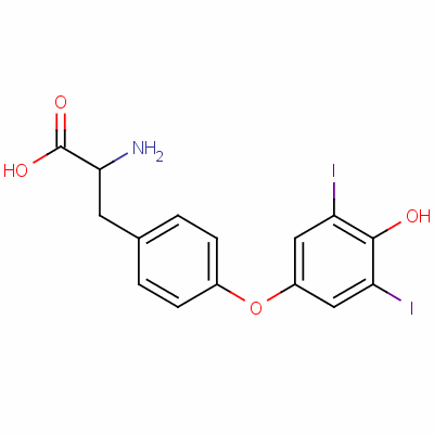 O-(4-羥基-3,5-二碘苯基)-Dl-酪氨酸結(jié)構(gòu)式_60363-25-9結(jié)構(gòu)式