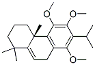(S)-1,2,3,4,4a,9-六氫-5,6,8-三甲氧基-1,1,4a-三甲基-7-異丙基菲結(jié)構(gòu)式_60371-74-6結(jié)構(gòu)式