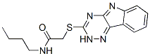 (9ci)-n-丁基-2-(2H-1,2,4-噻嗪并[5,6-b]吲哚-3-基硫代)-乙酰胺結(jié)構(gòu)式_603945-96-6結(jié)構(gòu)式