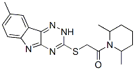 (9CI)-2,6-二甲基-1-[[(8-甲基-2H-1,2,4-噻嗪o[5,6-b]吲哚-3-基)硫代]乙?；鵠-哌啶結(jié)構(gòu)式_603946-25-4結(jié)構(gòu)式
