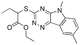 (9ci)-2-[(5,8-二甲基-5H-1,2,4-噻嗪并[5,6-b]吲哚-3-基)硫代]-丁酸乙酯結構式_603946-44-7結構式