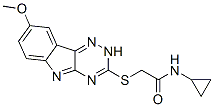 (9ci)-n-環(huán)丙基-2-[(8-甲氧基-2H-1,2,4-噻嗪并[5,6-b]吲哚-3-基)硫代]-乙酰胺結(jié)構(gòu)式_603947-45-1結(jié)構(gòu)式