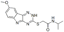 (9ci)-2-[(8-甲氧基-2H-1,2,4-噻嗪并[5,6-b]吲哚-3-基)硫代]-n-(1-甲基乙基)-乙酰胺結(jié)構(gòu)式_603947-50-8結(jié)構(gòu)式