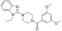 (9ci)-1-(3,5-二甲氧基苯甲?；?-4-(1-乙基-1H-苯并咪唑-2-基)-哌嗪結(jié)構(gòu)式_604741-70-0結(jié)構(gòu)式