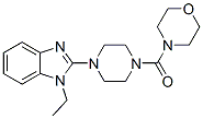 Piperazine, 1-(1-ethyl-1h-benzimidazol-2-yl)-4-(4-morpholinylcarbonyl)-(9ci)Structure,604741-79-9Structure Piperazine, 1-(1-ethyl-1h-benzimidazol-2-yl)-4-(4-morpholinylcarbonyl)-(9ci) Structure,604741-79-9Structure