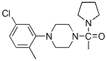 (9ci)-1-(5-氯-2-甲基苯基)-4-(1-吡咯烷乙?；?-哌嗪結(jié)構(gòu)式_604762-58-5結(jié)構(gòu)式