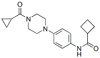 (9ci)-n-[4-[4-(環(huán)丙基羰基)-1-哌嗪]苯基]-環(huán)丁烷羧酰胺結(jié)構(gòu)式_604762-72-3結(jié)構(gòu)式