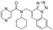 (9CI)-N-環(huán)己基-N-[(8-甲基四唑并[1,5-a]喹啉-4-基)甲基]-吡嗪羧酰胺結(jié)構(gòu)式_604778-70-3結(jié)構(gòu)式