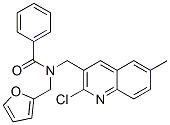 (9ci)-n-[(2-氯-6-甲基-3-喹啉)甲基]-n-(2-呋喃甲基)-苯甲酰胺結(jié)構(gòu)式_604781-18-2結(jié)構(gòu)式