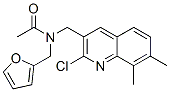 (9ci)-n-[(2-氯-7,8-二甲基-3-喹啉)甲基]-n-(2-呋喃甲基)-乙酰胺結(jié)構(gòu)式_604781-76-2結(jié)構(gòu)式